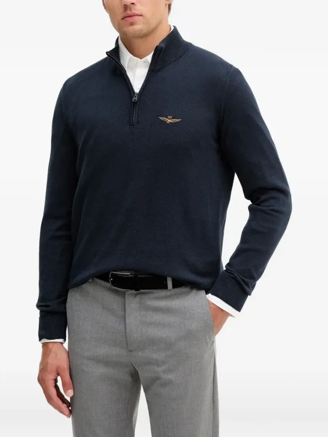 Aeronautica Militare Aeronautica Militare ハーフジップセーターの商品画像
