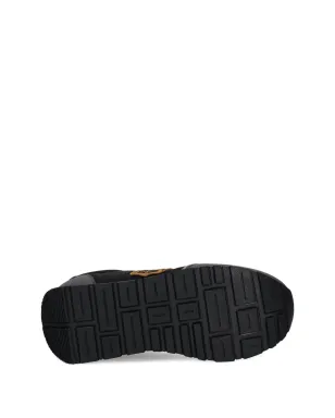 Aeronautica Militare Frecce Tricolori embroidered sneakers - Black - サムネイル5