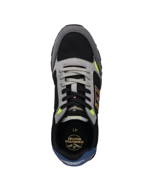 Aeronautica Militare Frecce Tricolori embroidered sneakers - Black - サムネイル3