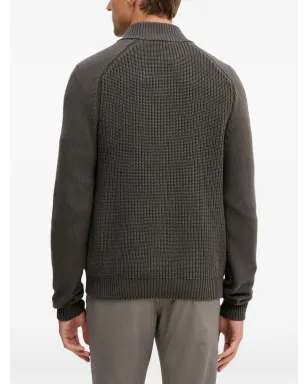 Aeronautica Militare パッチジップドカーディガン（グレー） - サムネイル3