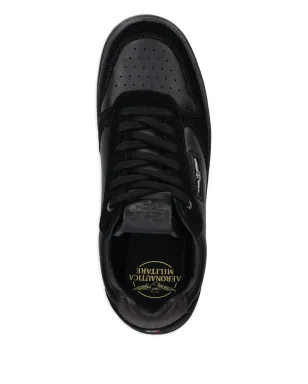 Aeronautica Militare パーフォレーテッド パネルド スニーカー - ブラック - サムネイル3