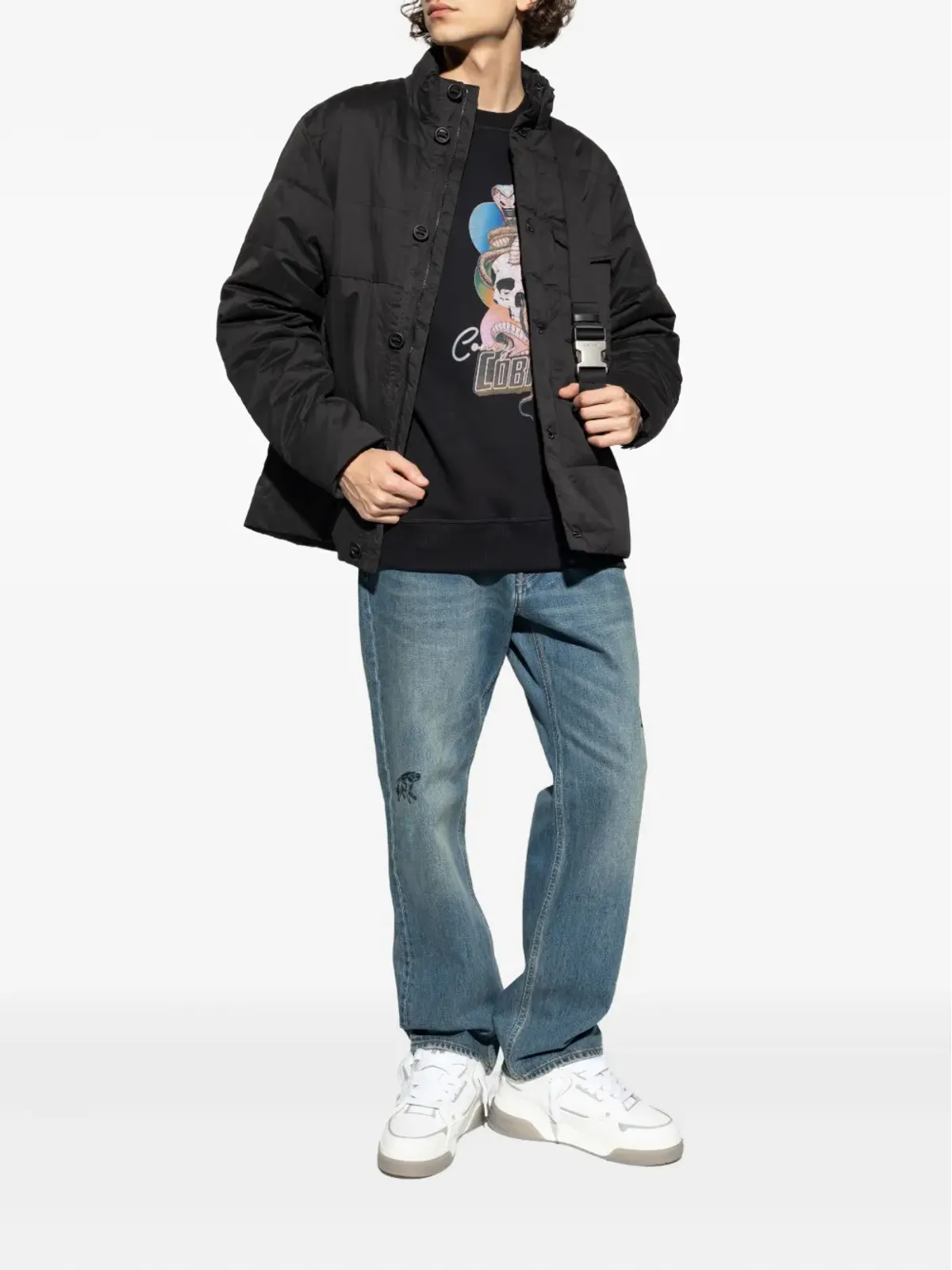 PS Paul Smith チェストポケット付きダウンジャケット - ブラック - 画像2