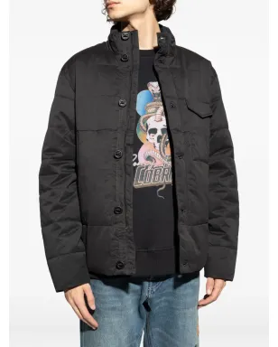 PS Paul Smith チェストポケット付きダウンジャケット - ブラック - サムネイル3