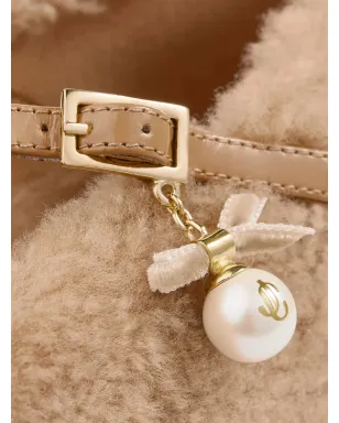 Jimmy Choo シアリング クロスストラップ バレリーナフラット - サムネイル5