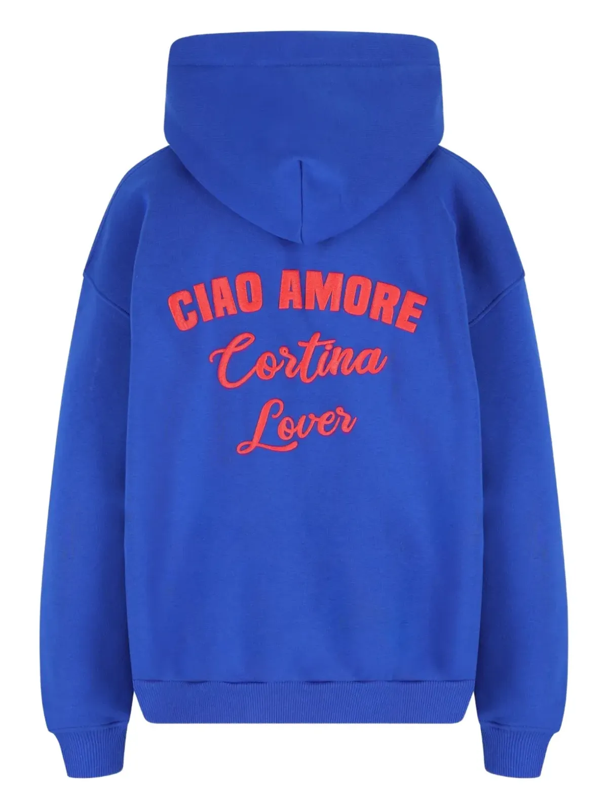 Giada Benincasa Ciao Amore 刺繍フーディ ブルー - 画像2