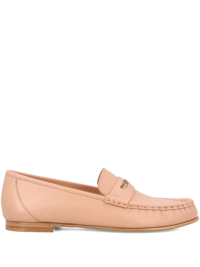 Chloe Chloé チェーンディテール レザー ローファーの商品画像
