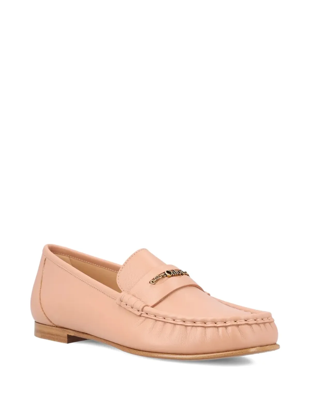 Chloé チェーンディテール レザー ローファー - 画像2