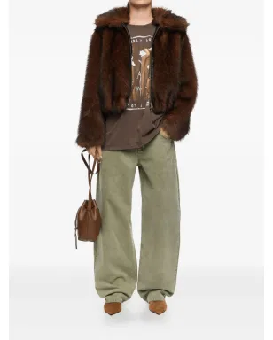 Bimba y Lola グラフィックプリント コットンTシャツ - Brown - サムネイル2