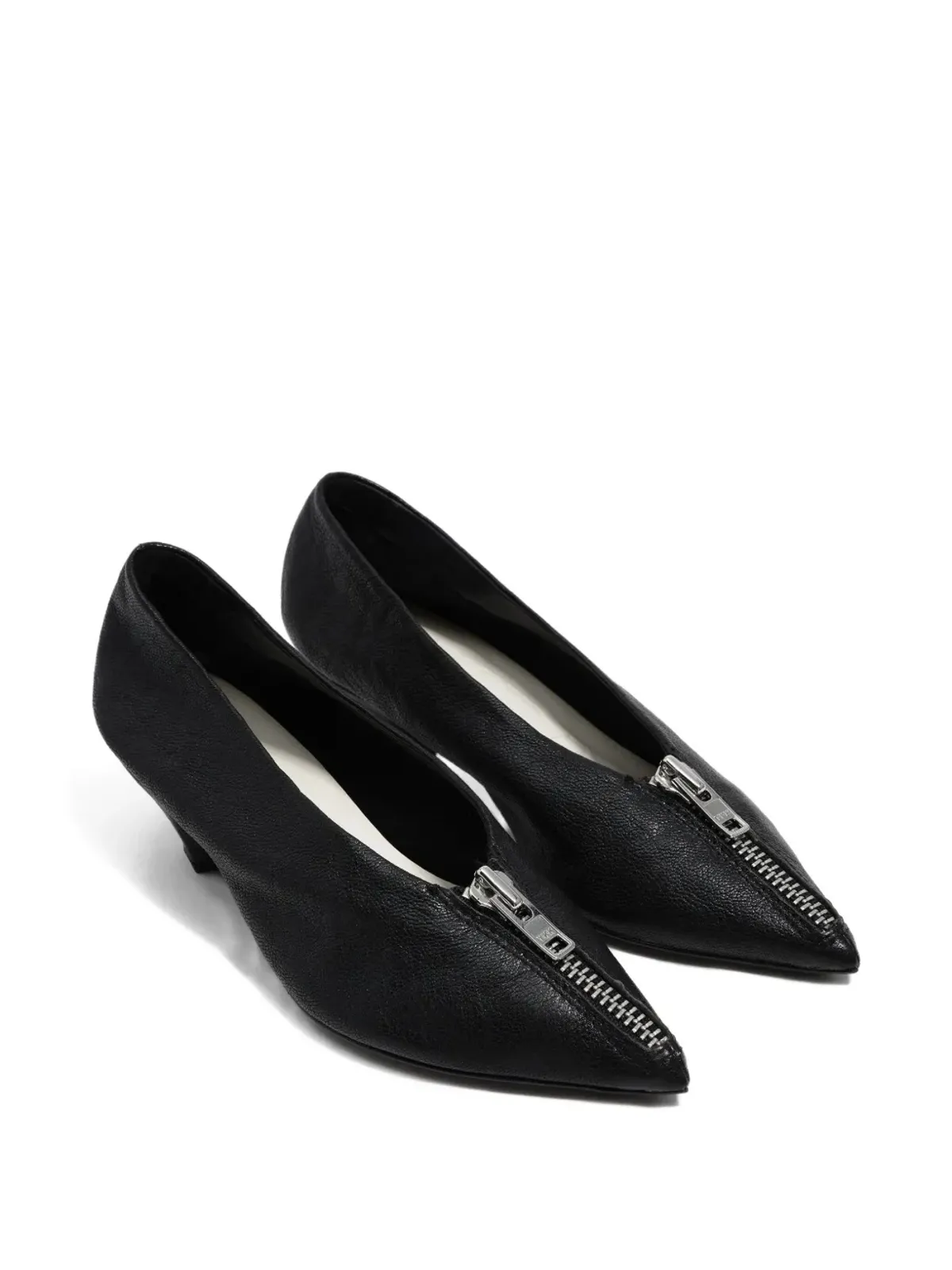 Bimba y Lola 35mmジップディテール ポインテッドパンプス - 画像2