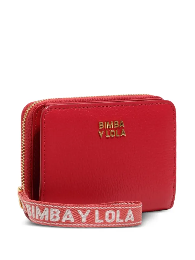 Bimba y Lola Bimba y Lola ロゴプレート付きジップレザーウォレットの商品画像
