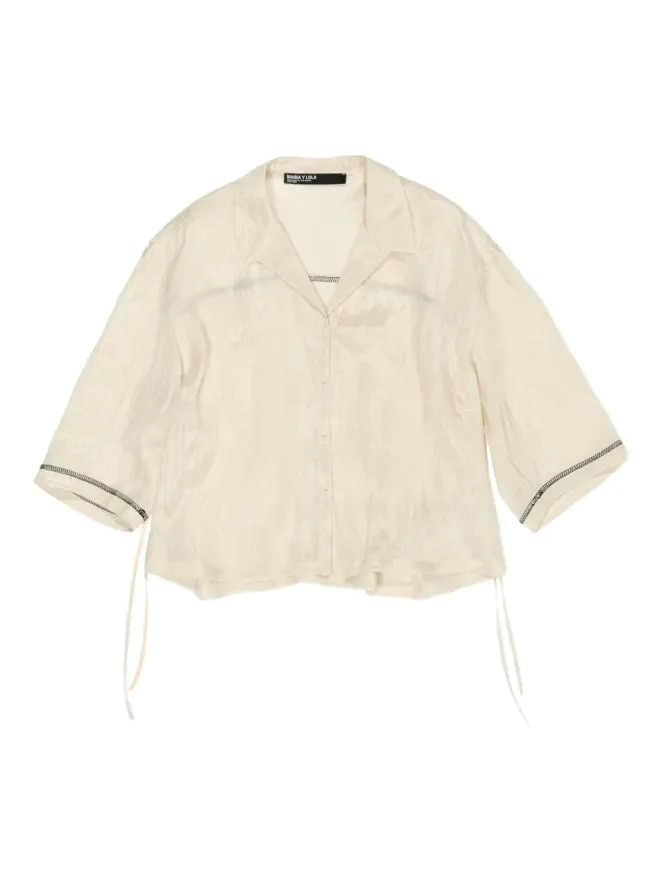 Bimba y Lola Bimba y Lola ドローストリングディテールシャツの商品画像