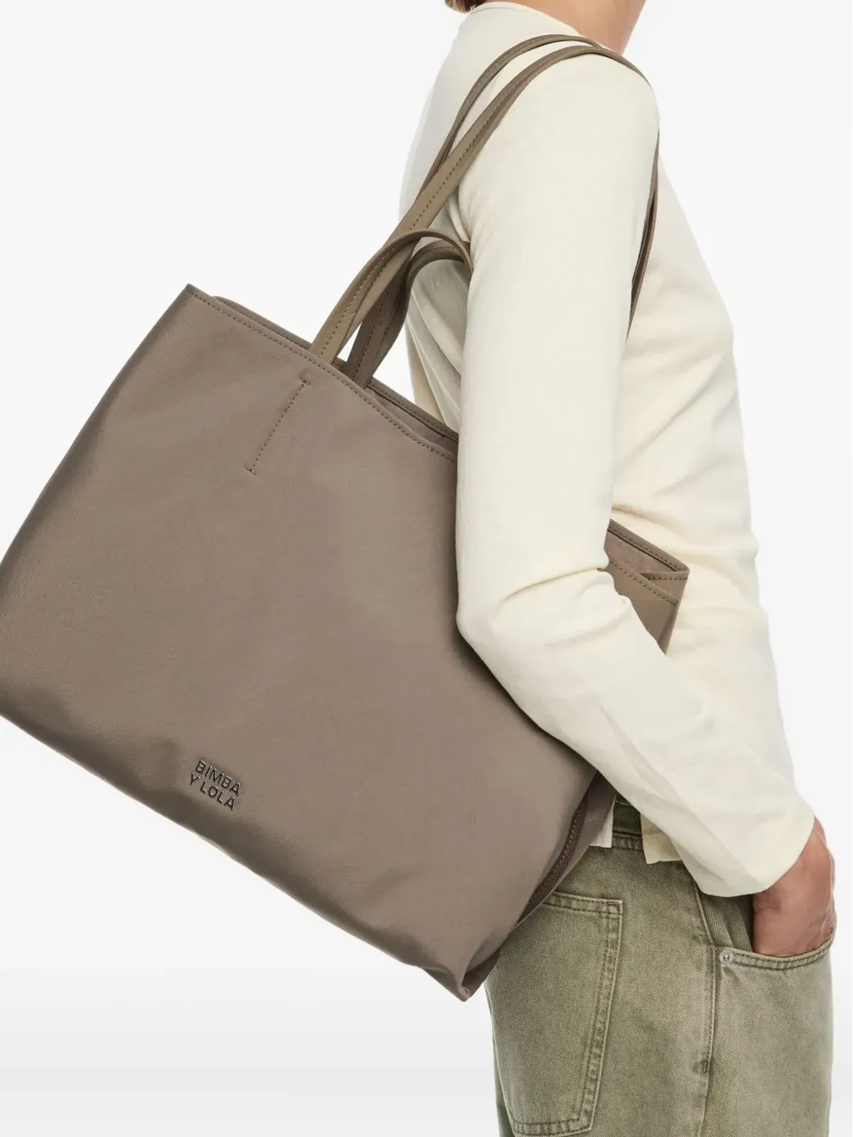 Bimba y Lola チワワ柄ジップトップ トートバッグ - 画像5