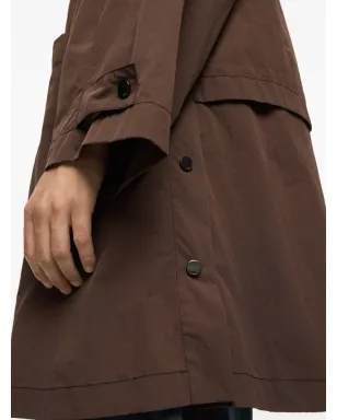 Bimba y Lola フード付きジップアップコート - ブラウン - サムネイル5