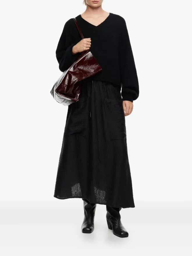 Bimba y Lola Bimba y Lola パッチポケット付きドローストリングスカートの商品画像