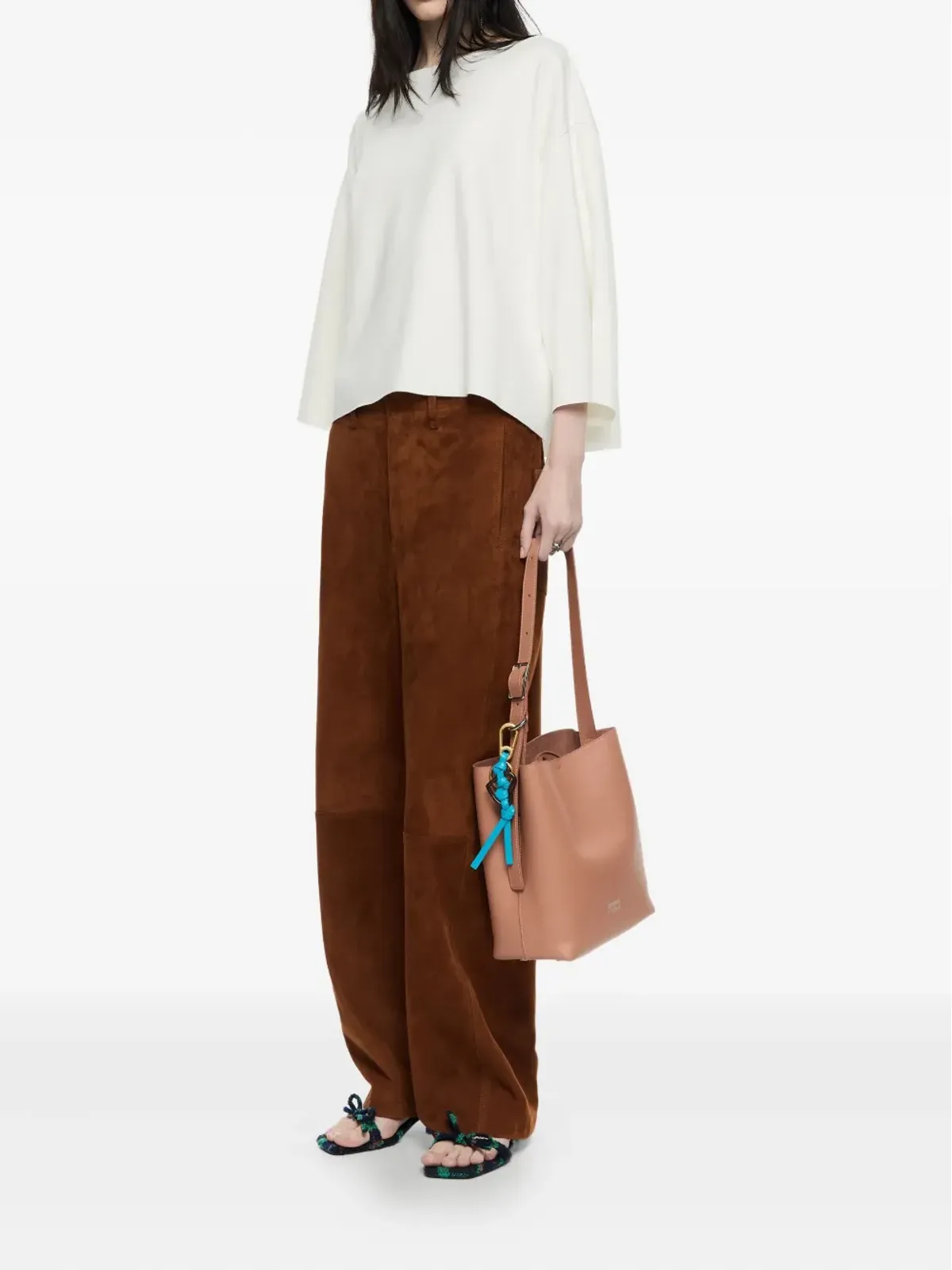 Bimba y Lola ボートネックTシャツ - 画像2