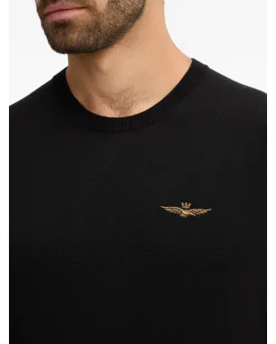 Aeronautica Militare ロゴ刺繍クルーネックセーター - サムネイル5