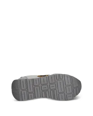 Aeronautica Militare embroidered patch sneakers - Grey - サムネイル5