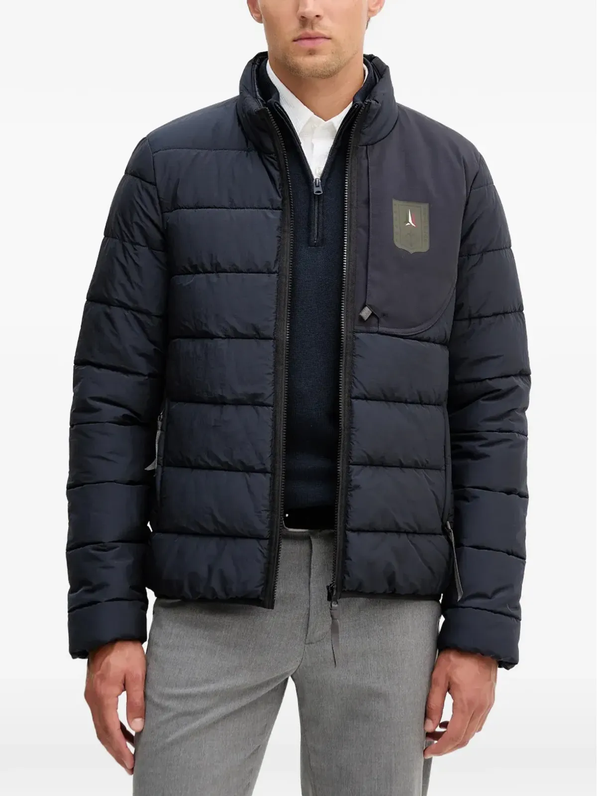 Aeronautica Militare ジップアップパデッドジャケット - 画像1