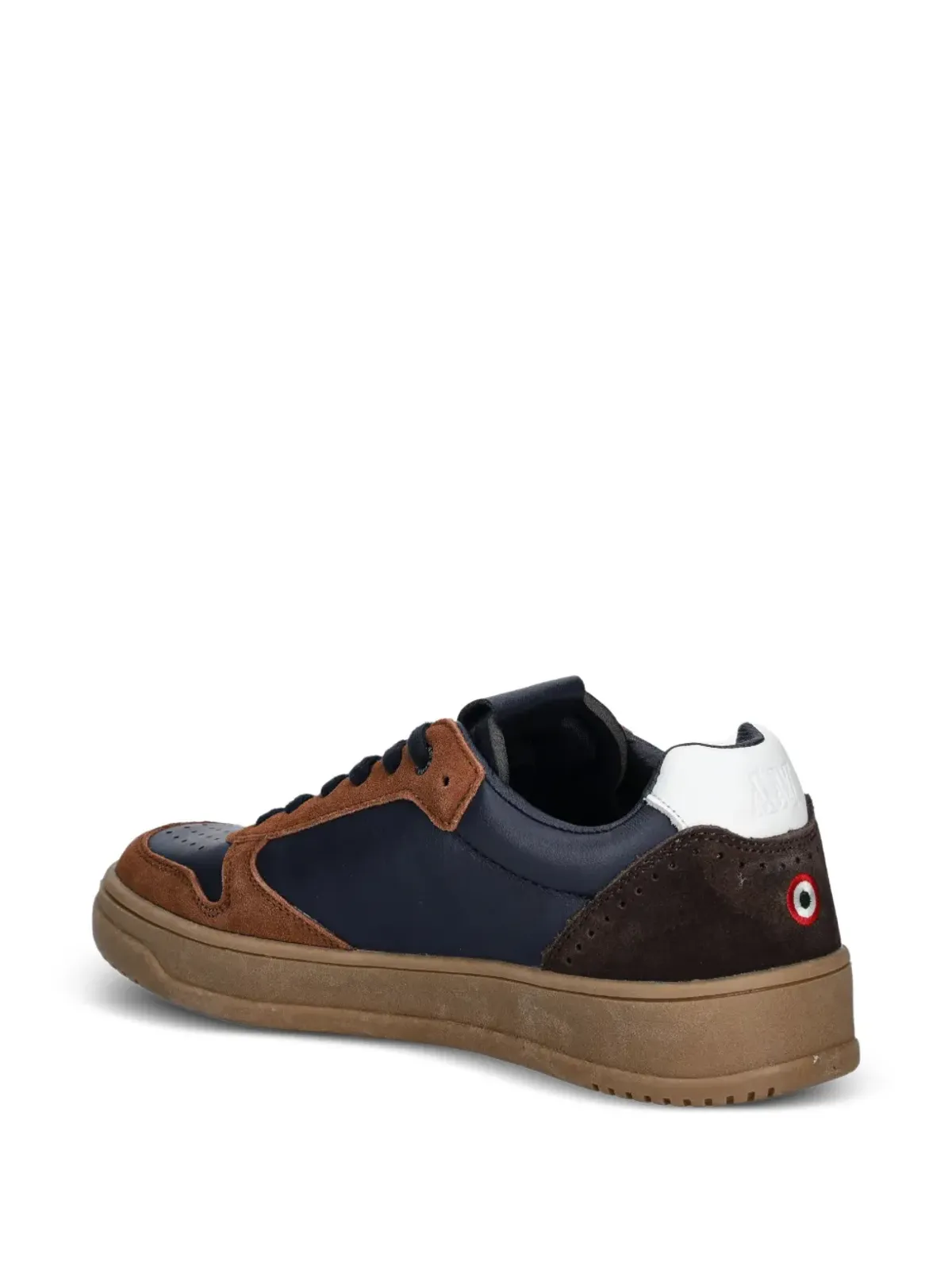 Aeronautica Militare lace-up panelled sneakers - Blue - 画像4