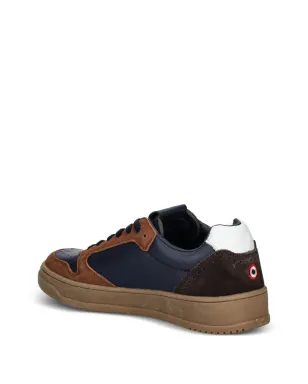 Aeronautica Militare lace-up panelled sneakers - Blue - サムネイル4