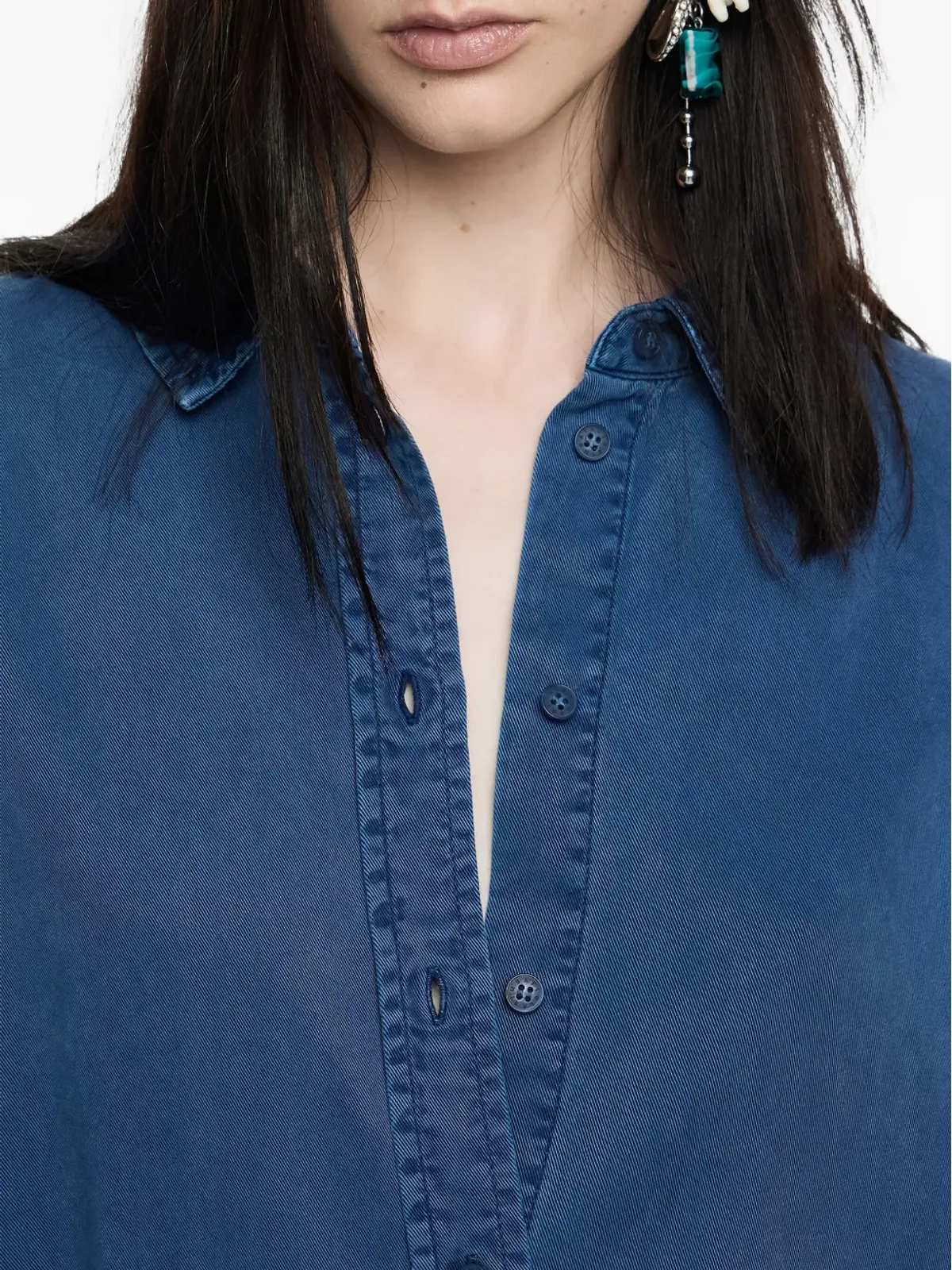 Bimba y Lola 長袖デニムシャツ - 画像5
