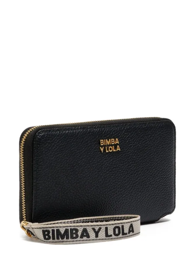 Bimba y Lola Bimba y Lola ロゴプレート ジップアラウンド レザー ウォレットの商品画像