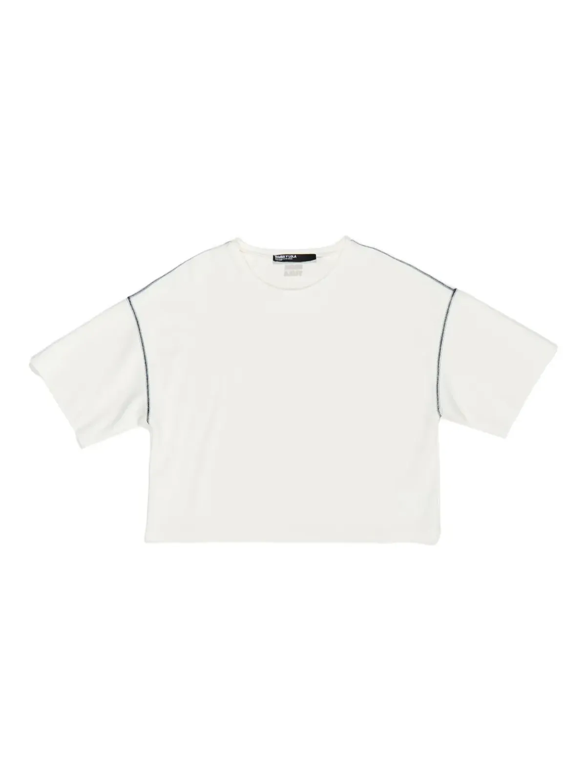 Bimba y Lola コントラストステッチ Tシャツ - 画像1