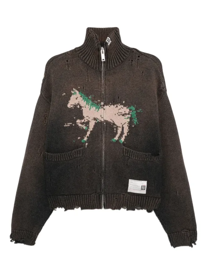 Maison MIHARA YASUHIRO Maison MIHARA YASUHIRO 馬刺繍入りカーディガンの商品画像