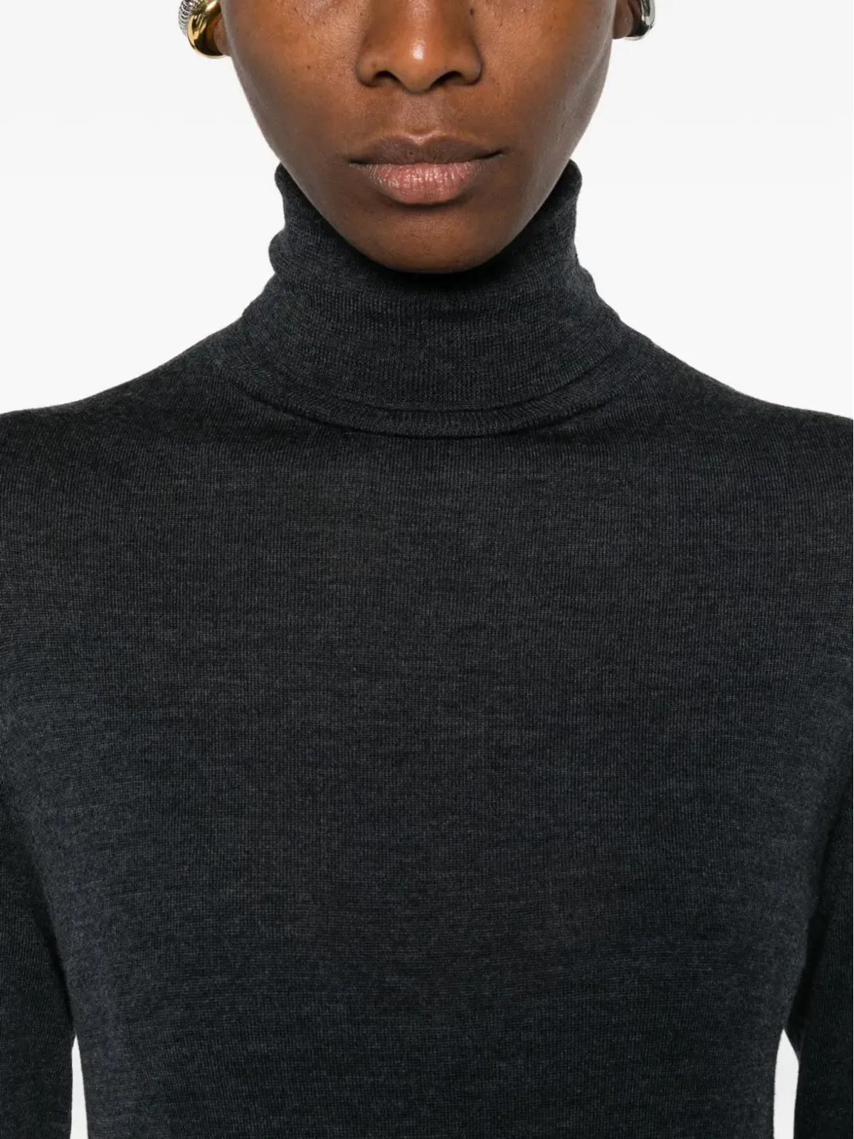 Allude ロールネックトップ - 画像5