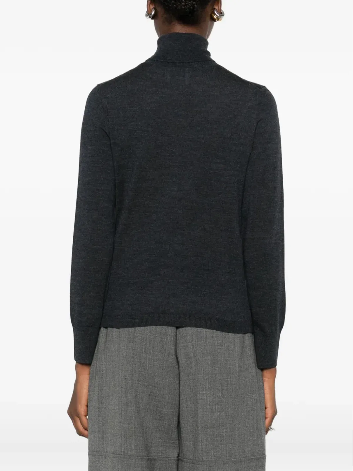 Allude ロールネックトップ - 画像4