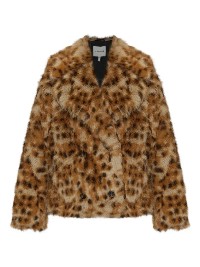MUNTHE MUNTHE Lestine レオパード柄 ダブルブレストジャケットの商品画像