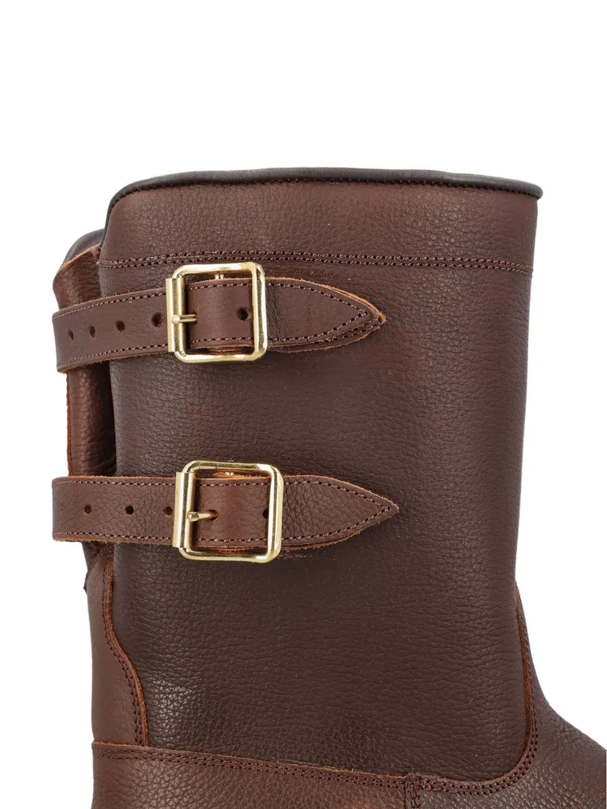 Paraboot サングリエ ダブルバックル レザーブーツ - 画像3