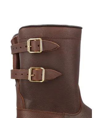 Paraboot サングリエ ダブルバックル レザーブーツ - サムネイル3