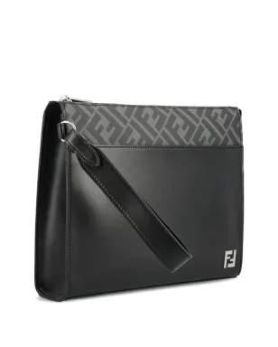 FENDI FFモチーフレザー クラッチ - サムネイル3