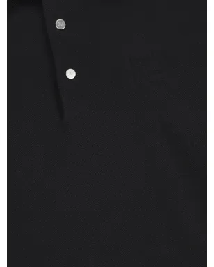 FENDI embossed-logo piqué polo shirt - Blue - サムネイル3