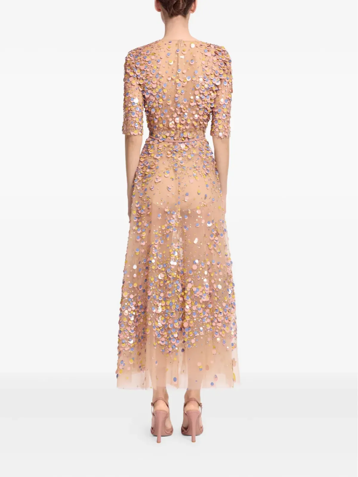 Elie Saab スパンコール付きミニドレス - 画像3