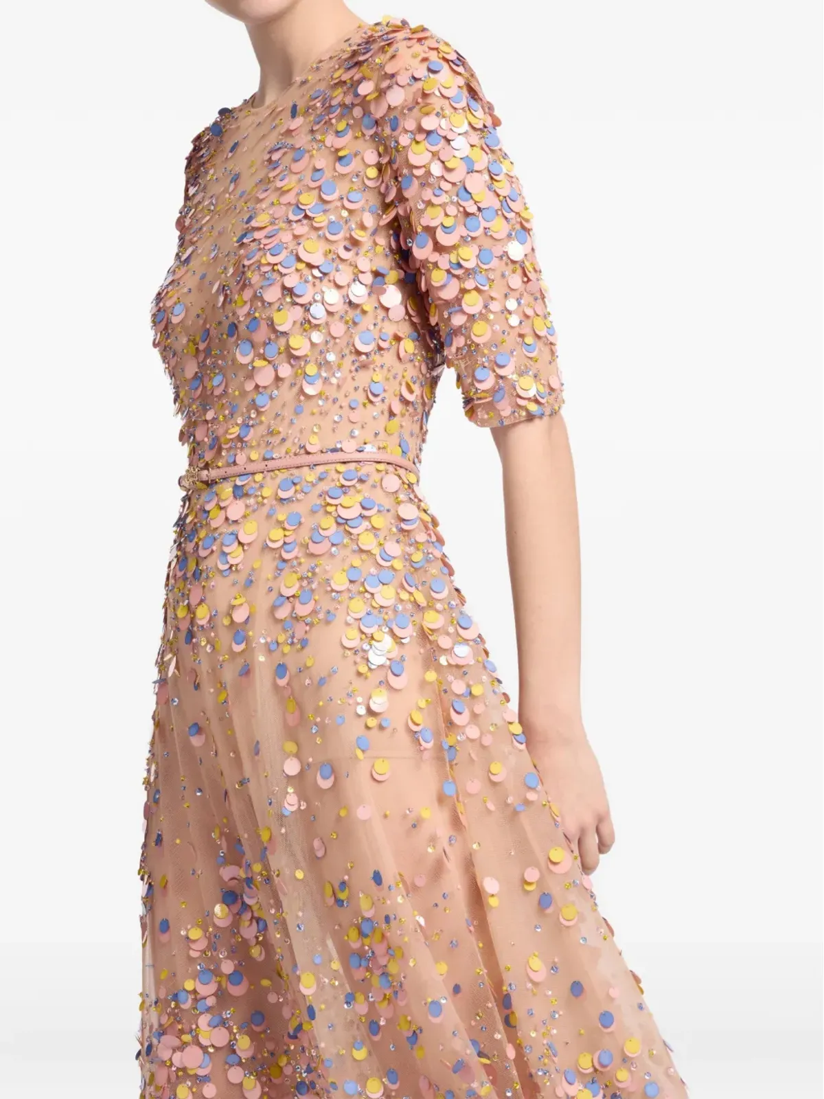 Elie Saab スパンコール付きミニドレス - 画像4