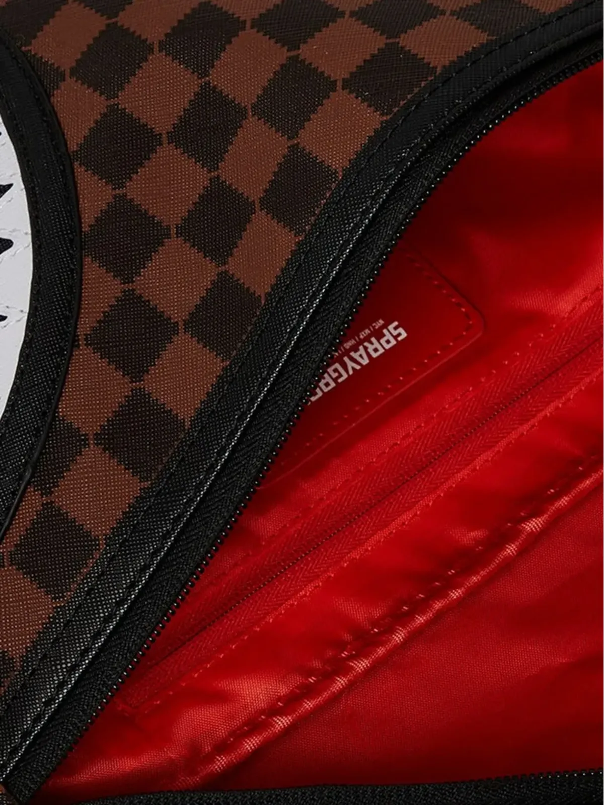 Sprayground チェック柄ベルトバッグ - 画像3