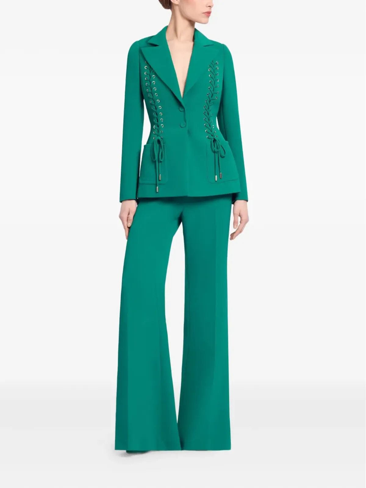 Elie Saab レースアップブレザー - 画像2