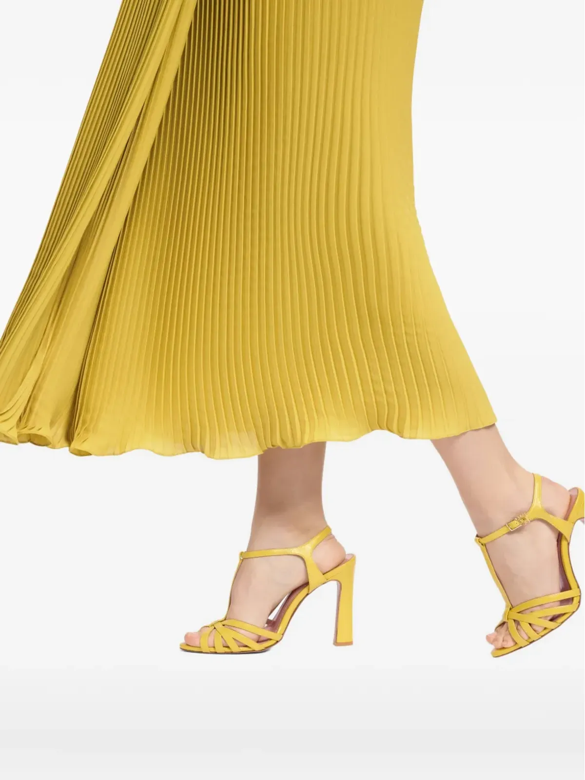 Elie Saab プリーツシフォン スカート - 画像4