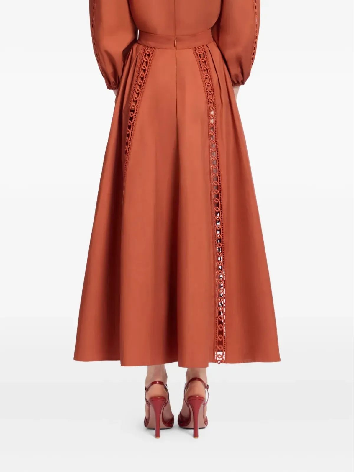 Elie Saab コットンミディスカート - 画像3