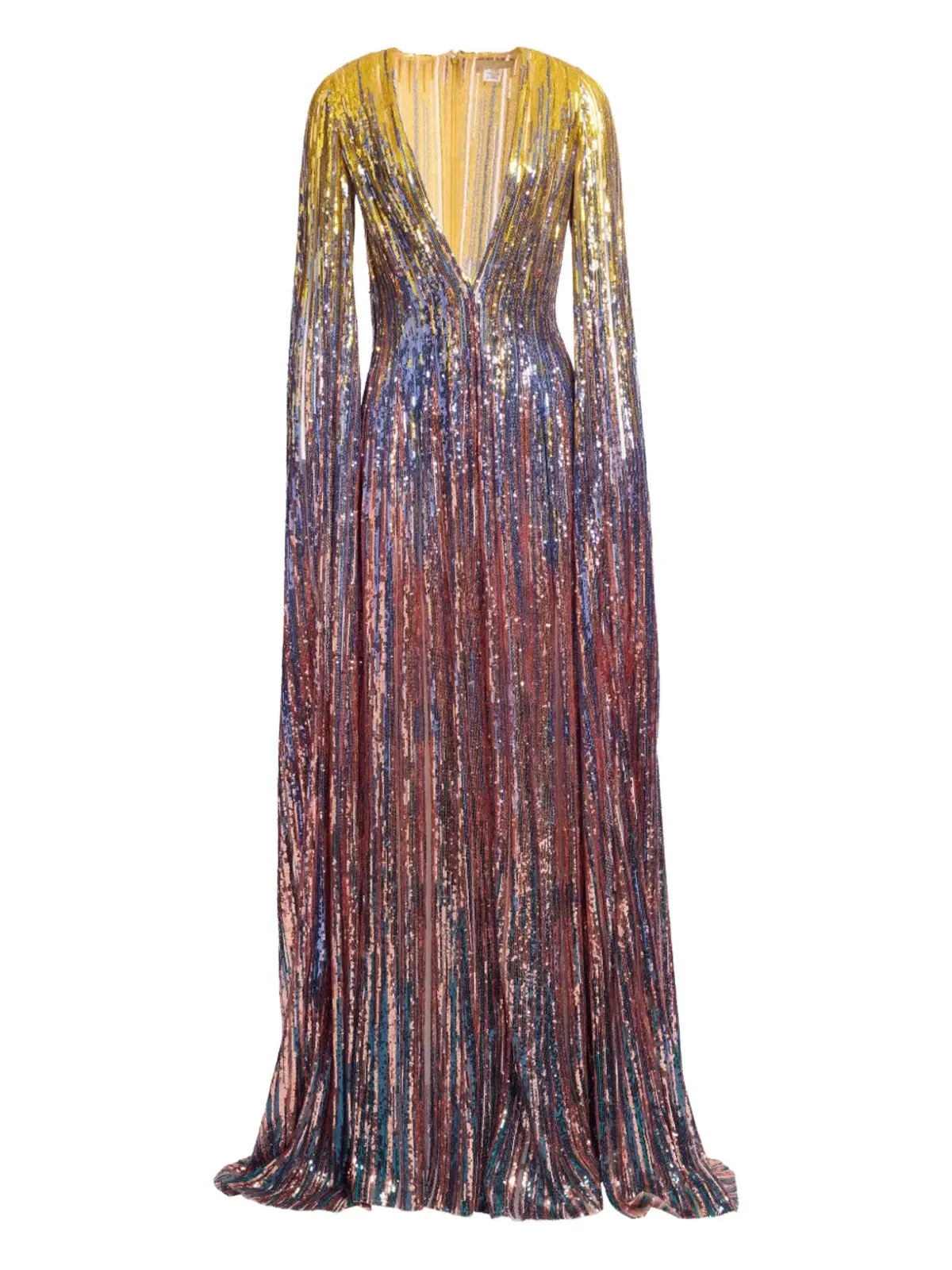 Elie Saab スパンコール付きマキシドレス - 画像1