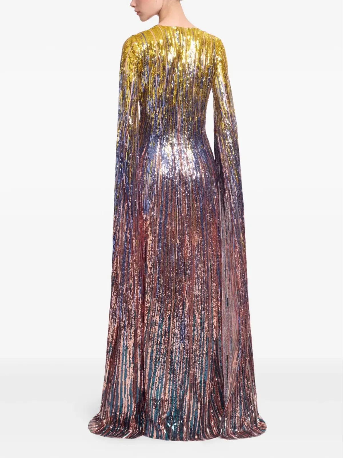 Elie Saab スパンコール付きマキシドレス - 画像3