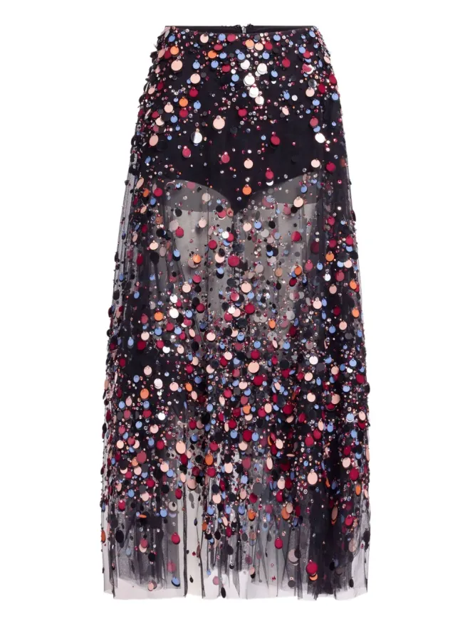 Elie Saab Elie Saab ビーズ装飾スカートの商品画像