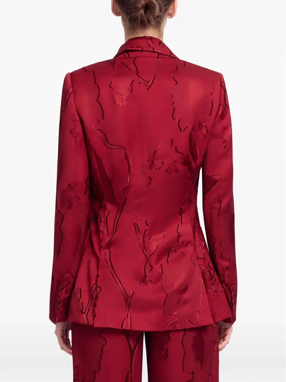 Elie Saab ジャカード ダブルブレスト ブレザー - 画像5