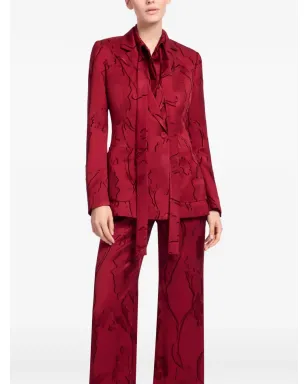 Elie Saab ジャカード ダブルブレスト ブレザー - サムネイル3