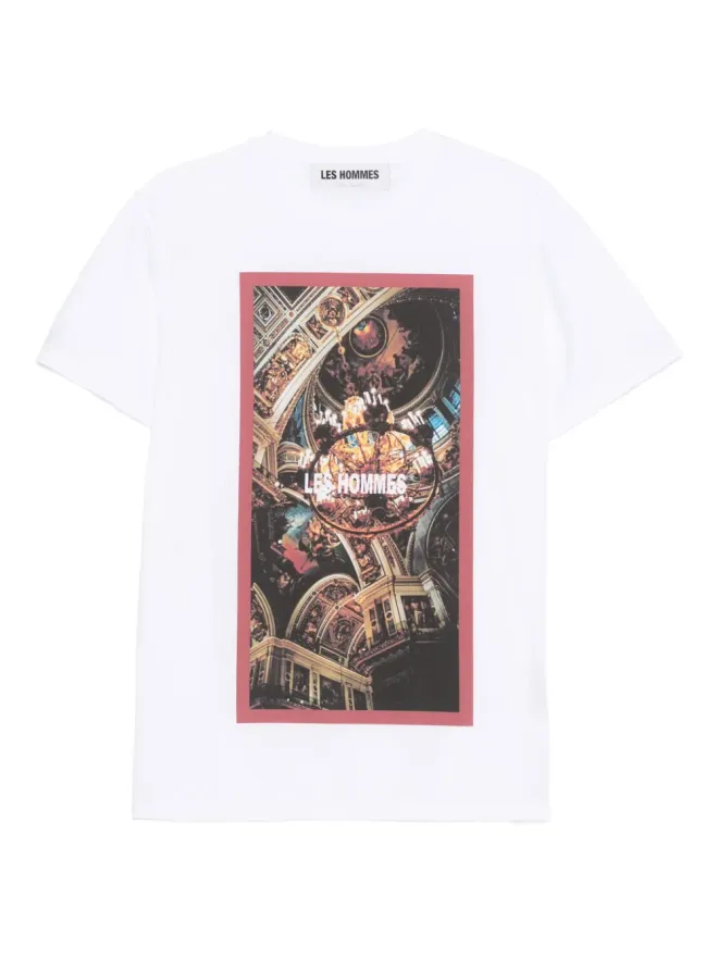 LES HOMMES LES HOMMES グラフィックプリントTシャツの商品画像