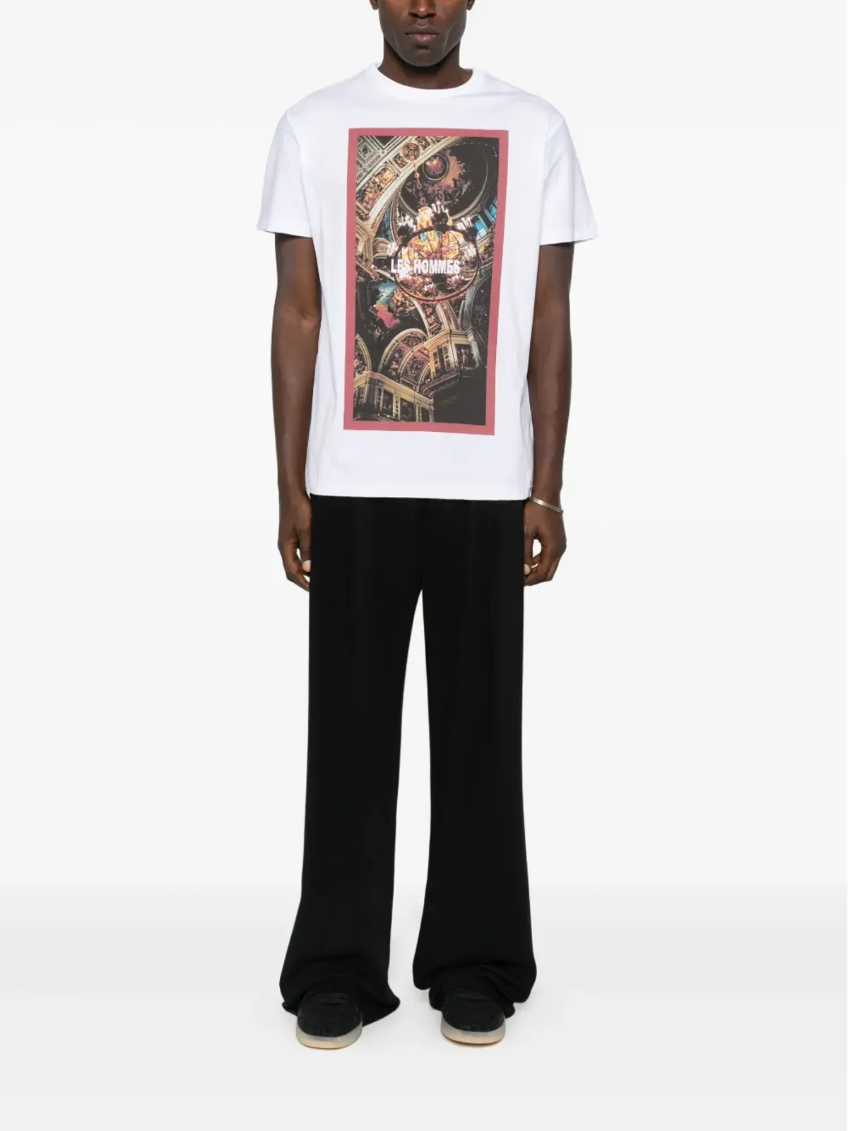 LES HOMMES グラフィックプリントTシャツ - 画像2