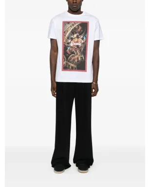 LES HOMMES グラフィックプリントTシャツ - サムネイル2