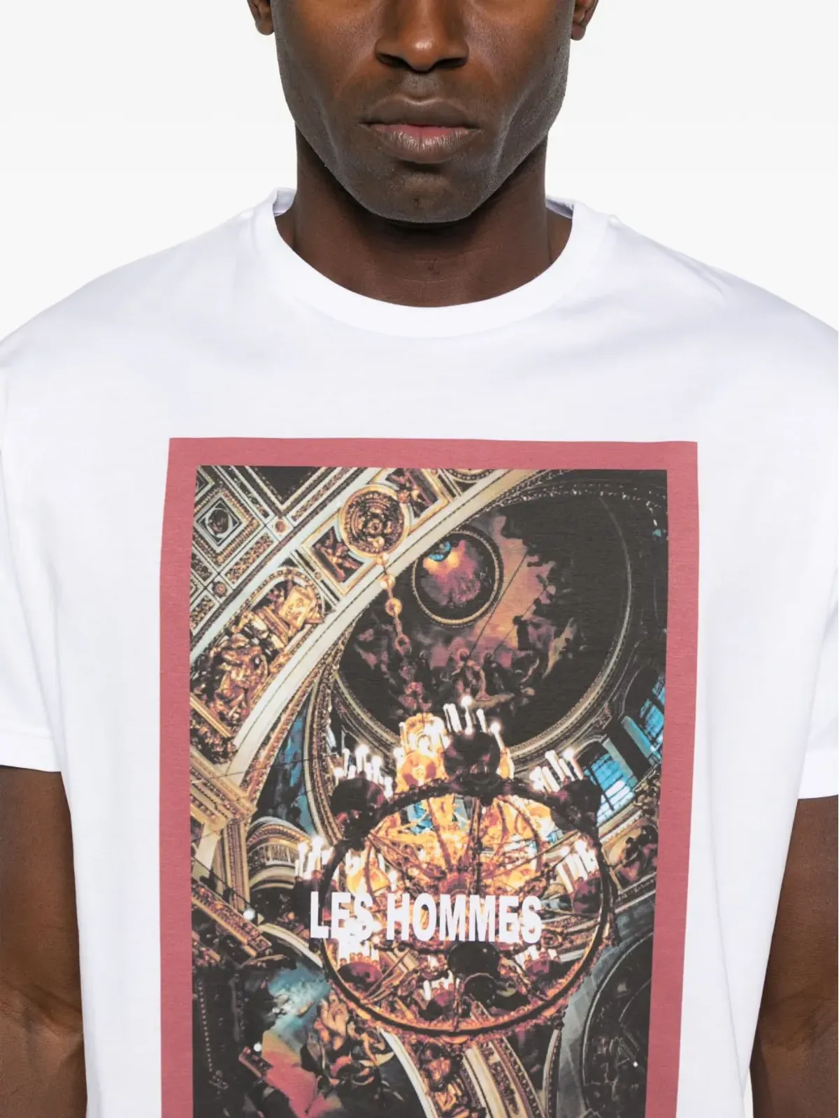 LES HOMMES グラフィックプリントTシャツ - 画像4